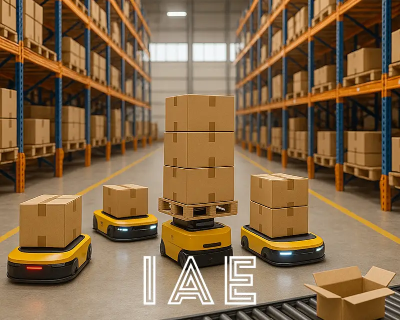 Automated guided vehicles transporting pallets between warehouse zones
